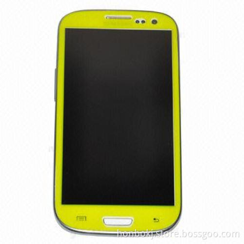 Silkscreen-printed Screen Protector for Samsung Galaxy S3, Anti-scratch